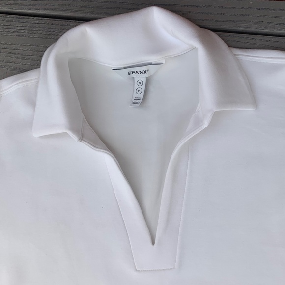 Spanx Air Essentials Polo Top - Picture 3 of 14